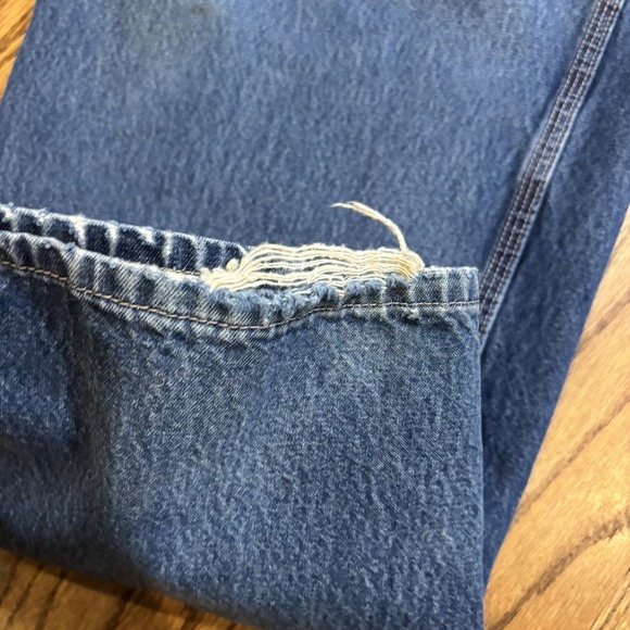 Carhartt FR Flame Resistant Denim‎ Work Jeans 46x32 Blue Utility Carpenter - Picture 4 of 7